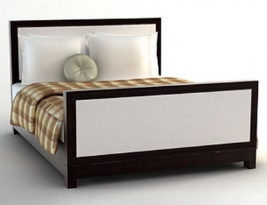 Кровать с высоким изголовьем, Barbara Barry