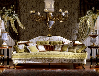 Двухместный диван с фигурной спинкой, Armando Rho