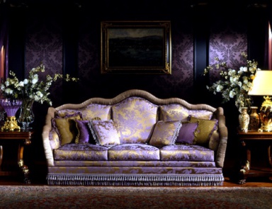 Трехместный диван с фигурной спинкой, Armando Rho