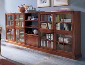 Шкаф книжный деревянный C04, Angela Bizzarri