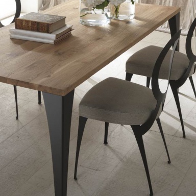 Стул Miss uncovered backrest