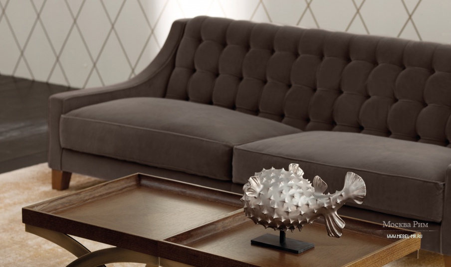 Двухместный диван со стеганной обивкой Rosalie Classic, Angelo Cappellini