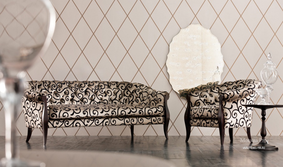 Диван со стеганной спинкой Siebel Classic, Angelo Cappellini