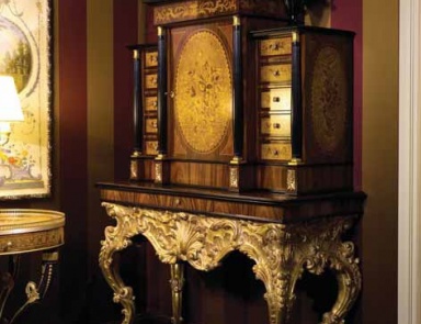 Бюро из массива дерева, Ezio Bellotti (бюро секретер для кабинета, италия)