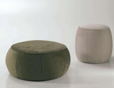 Пуф в текстильной обивке Slim, Asnaghi (Made in Italy)