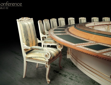 Конференц-стол из натурального дерева Impero, Angelo Cappellini