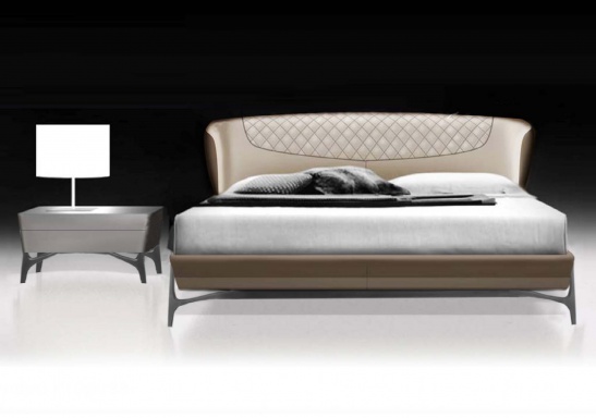 Двуспальная кровать с тумбочками MBS 044