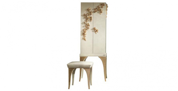 Шкафчик туалетный с пуфом Dame Cabinet