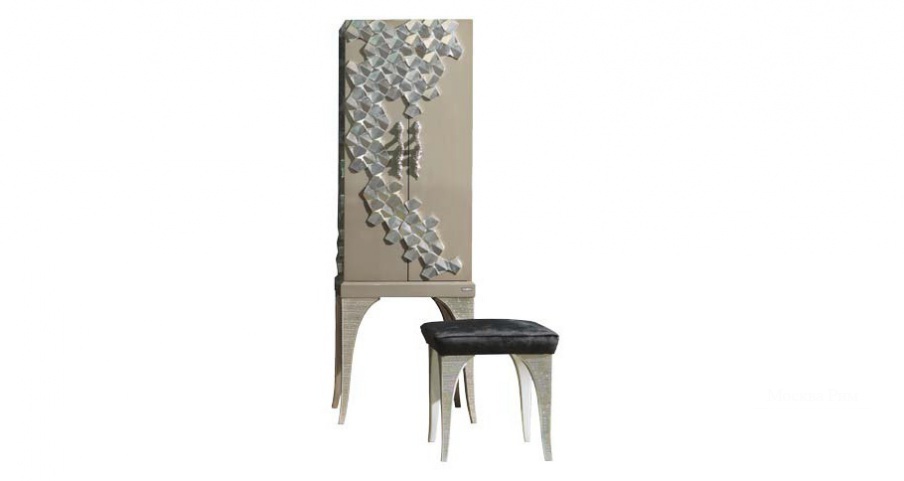 Барный шкаф с пуфом Homme Cabinet, Bizzotto