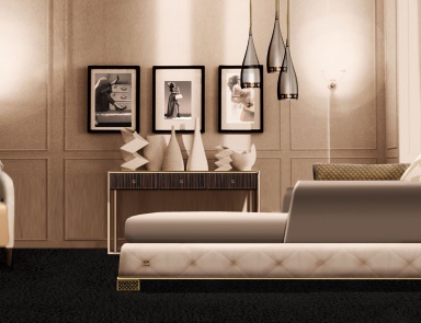 Кушетка в текстильной обивке, Formitalia