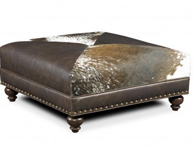 Пуф Juno с обивкой из меха, Bradington-Young