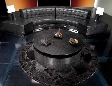 Двухместный полукруглый диван Modern Sitting