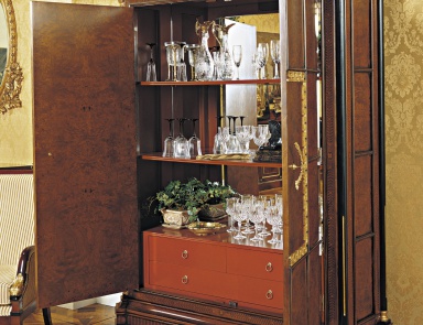 Шкаф для посуды из натурального дерева, Francesco Molon