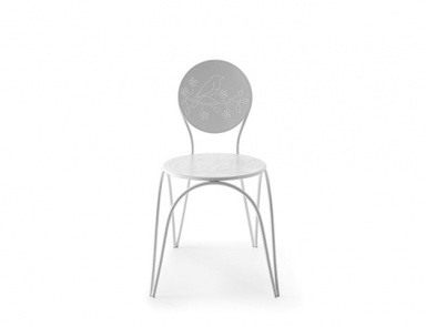 Стул с металлческим каркасом Rain, Moroso (элитная мебель для столовой)