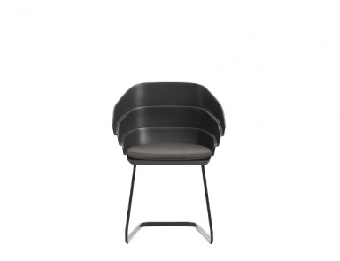 Стул с основанием из стали Rift, Moroso