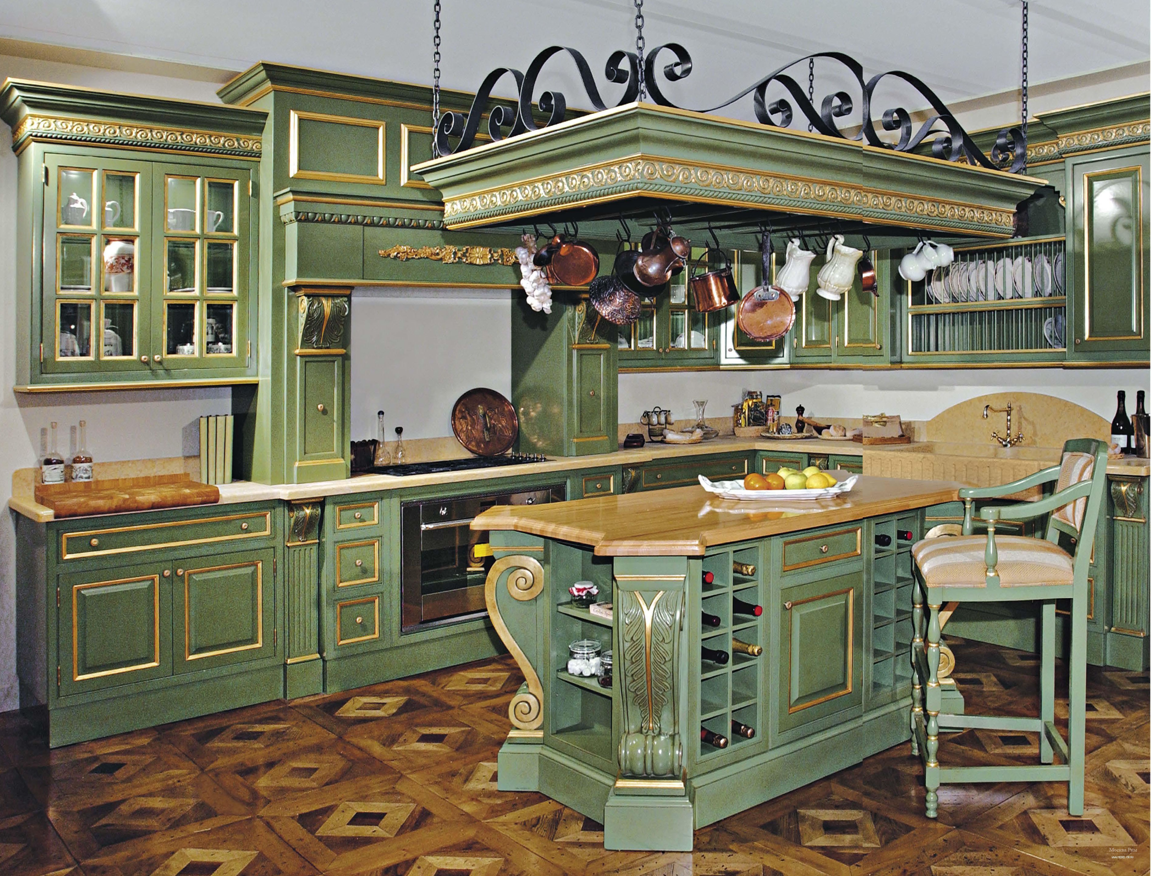 Какие бывают русские кухни. Кухни Франческо Молон. Кухня Франческо Молон салатовый. Франческо Молон зеленая кухня.