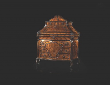 Бюро из натурального дерева, Francesco Molon. (бюро секретер для кабинета, италия)