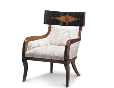 Кресло в текстильной обивке, Francesco Molon