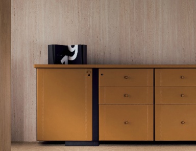 Комод в кожаной отделке Elite, I4 Mariani