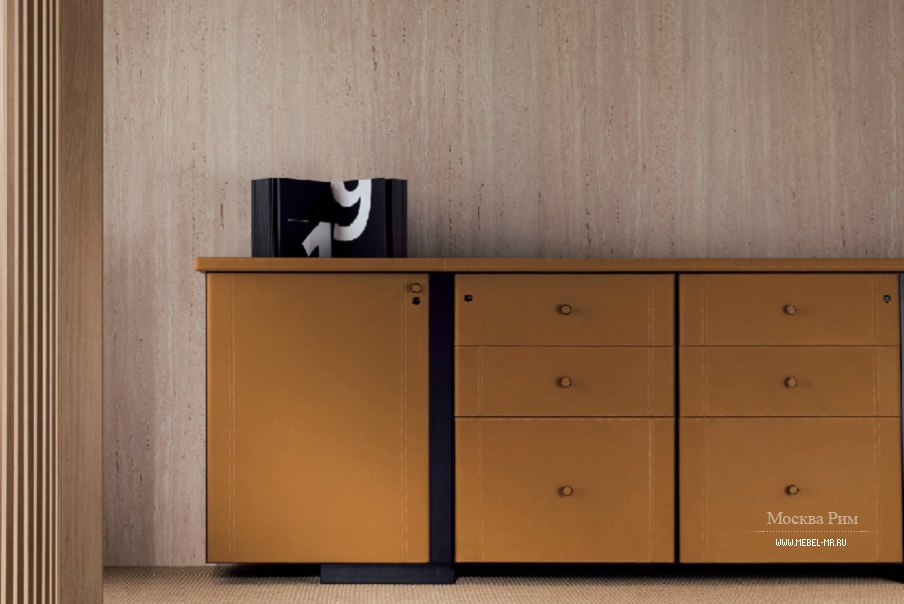 Комод в кожаной отделке Elite, I4 Mariani