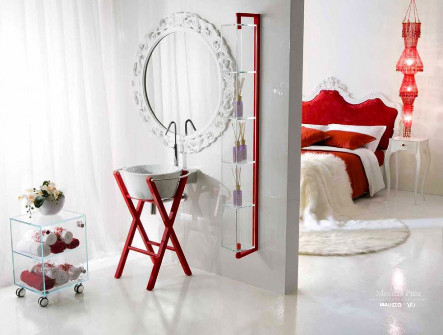 Стеллаж настенный из стекла Girevole Delices, Moda