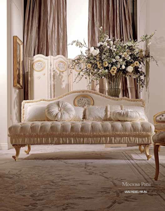 Кушетка в текстильной обивке, Jumbo Collection