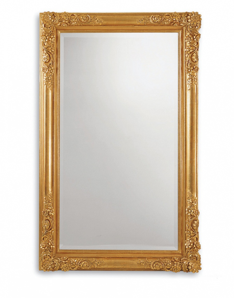 Прямоугольное зеркало в деревянной раме, Chelini - Мебель МР