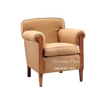 Кресло на каркасе из древесины Poltrona 900 Club, Morelato