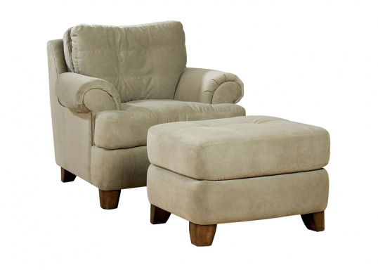 Кресло с пуфом для ног Francis Suite