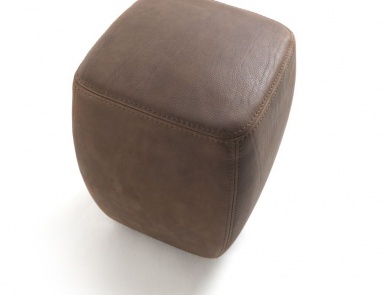 Пуф с обивкой из кожи Betty, Riva 1920