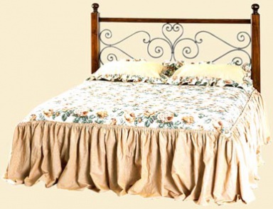 Кровать с высоким изголовьем - DOLFI