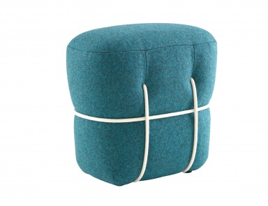 Пуф с каркасом из натурального дерева LACE, Ligne Roset  