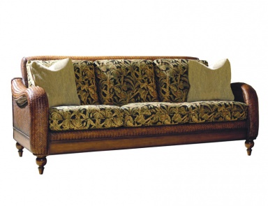 Диван трехместный Wicher, Hekman Furniture (ротанг диван, плетенный диван)