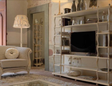 Кресло мягкое с резным декором, Savio Firmino