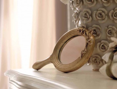 Зеркало ручное из древесины, Savio Firmino