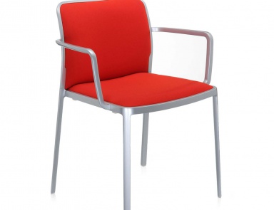 Стул с подлокотниками Audrey Soft, Kartell