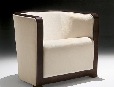 Кресло с каркасом из натурального дерева, Tura