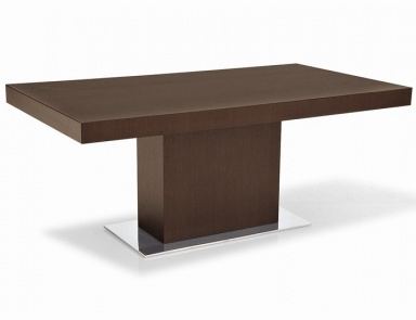 Стол обеденный на основании из хромированной стали Стол обеденный на основании из хромированной стали Park, Calligaris