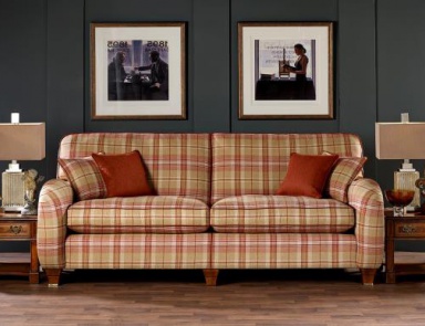 Диван с деревянным каркасом Bloomsbury grand sofa, David Gundry