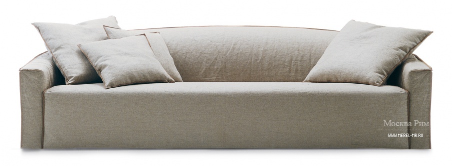 Диван с подушкой спинки / без, Atollo (sofa) - Poliform