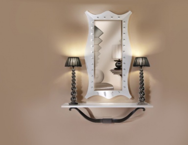 Консоль в отделке из эбенового дерева и перламутра, Сasali