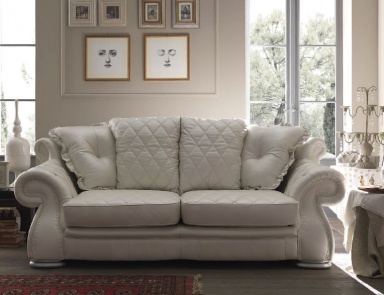 Диван в кожаной обивке Kiara, New Trend Concepts