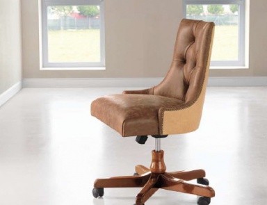 Кресло рабочее поворотное и регулируемое по высоте, CP Mobili