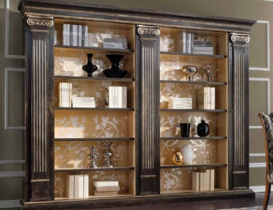 Стеллаж книжный с секретными нишами Royal, Arve Style (библиотеки барокко, рококо)