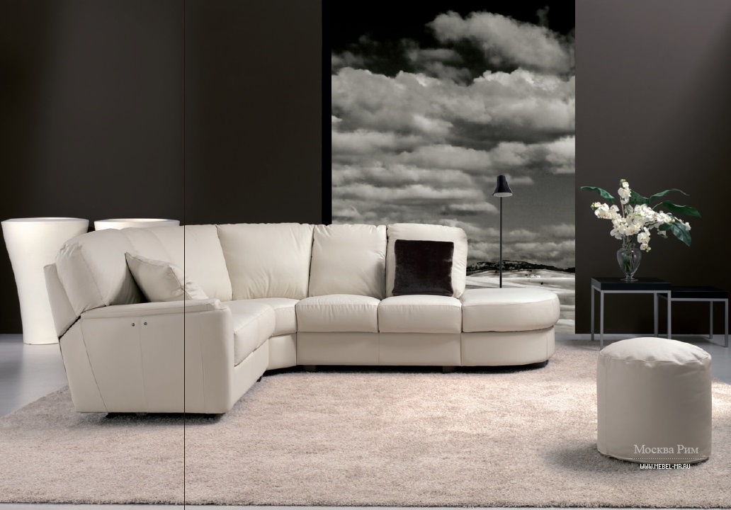 Угловой модульный диван реклайнер модель В950 от знаменитого итальянскогопроизводителя мебели Loiudiced - Мебель МР