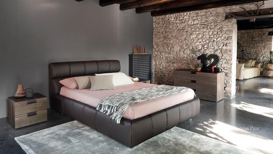 Элегантная двуспальная кровать Cloud, Rossetto Armobil