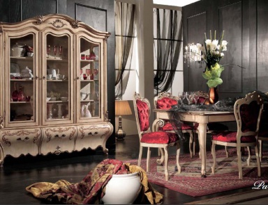 Гарнитур для столовой в оттенке слоновой кости Paradise, Arve Style.