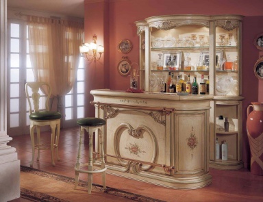 Бар (гарнитур для бара) с декоративным рисунком, Mirandola Export