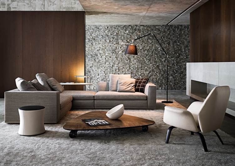 Модульный диван для отдыха Minotti News2012, Minotti