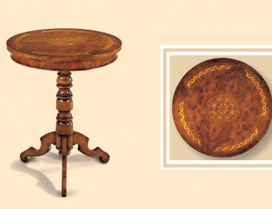 Стол придиванный инкрустированный в отделке из радики Persia, Arve Style (придиванный столик)